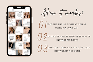 Instagram Puzzle Template Vo.1