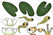 Frog clipart, an Animal Illustration by DarinaDigital (Thumbnail 3 of 6)