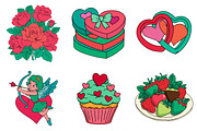 Valentines day collection, an Illustration by Design Market (Thumbnail 3 of 3)