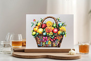 Whimsical Summer Fruit Basket Clipar, an Illustration by SVGArt (Thumbnail 6 of 9)