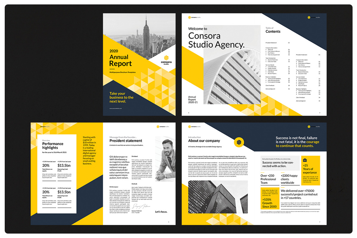 Annual Report, a Brochure Template by StudioGraficso (Photo 6 of 12)