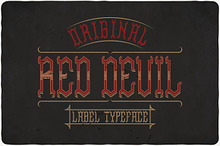 Red Devil Typeface