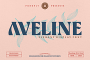AVELINE, a Sans Serif Font by Bagerich Type Foundry (Thumbnail 1 of 7)