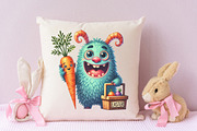 Easter Monster Sublimation Clipart, an Illustration by RobertsArt (Thumbnail 7 of 7)
