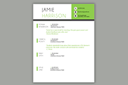3 Piece Resume Set | Word & Indesign, a Resume Template by Scribbled Napkin Design (Thumbnail 4 of 4)