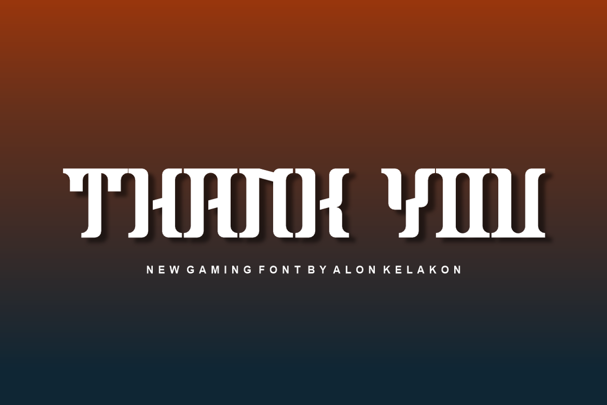 Game Geman Font, a Serif Font by alon kelakon (Photo 5 of 5)