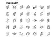 2000+ Isometric Icons Set, an Outline Icon by Brickclay (Thumbnail 19 of 37)