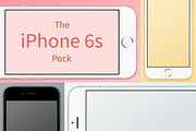 iPhone 6s Vector Pack, a Product Mockup by Device Kits (Thumbnail 1 of 3)