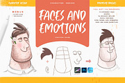 Faces & Emotions Procreate Brush, a Brush Add-On by Spasibenko Art (Thumbnail 1 of 10)