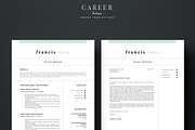 Modern Resume & CoverLetter Template, a Resume Template by careerboutique (Thumbnail 6 of 6)