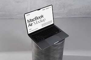 MacBook Air Mockup PSD