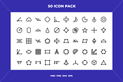 Geometry icons, an Outline Icon by Wencory (Thumbnail 1 of 2)