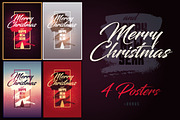 Vector Calligraphic Christmas cards., a Seasonal Illustration by PoPaShop (Thumbnail 1 of 6)