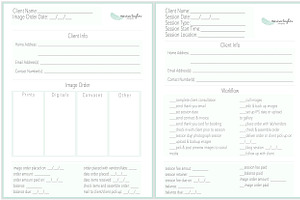 Workflow and Order Sheets