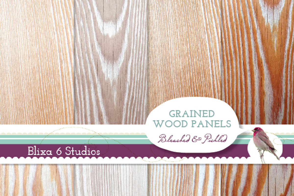 24 Weathered Wood Textures Bundle preview 3