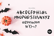 SPOOKY a Halloween Brushed .OTF Font, a Font by Blush Font Co. (Thumbnail 5 of 5)
