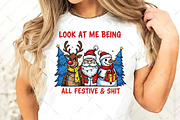 Look At Me Being All Festive Png, an Illustration by Watercolor design (Thumbnail 2 of 3)
