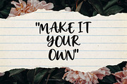 Tervani | Hand Lettering Font, a Handwritten Font by Everyday Perfection (Thumbnail 4 of 5)