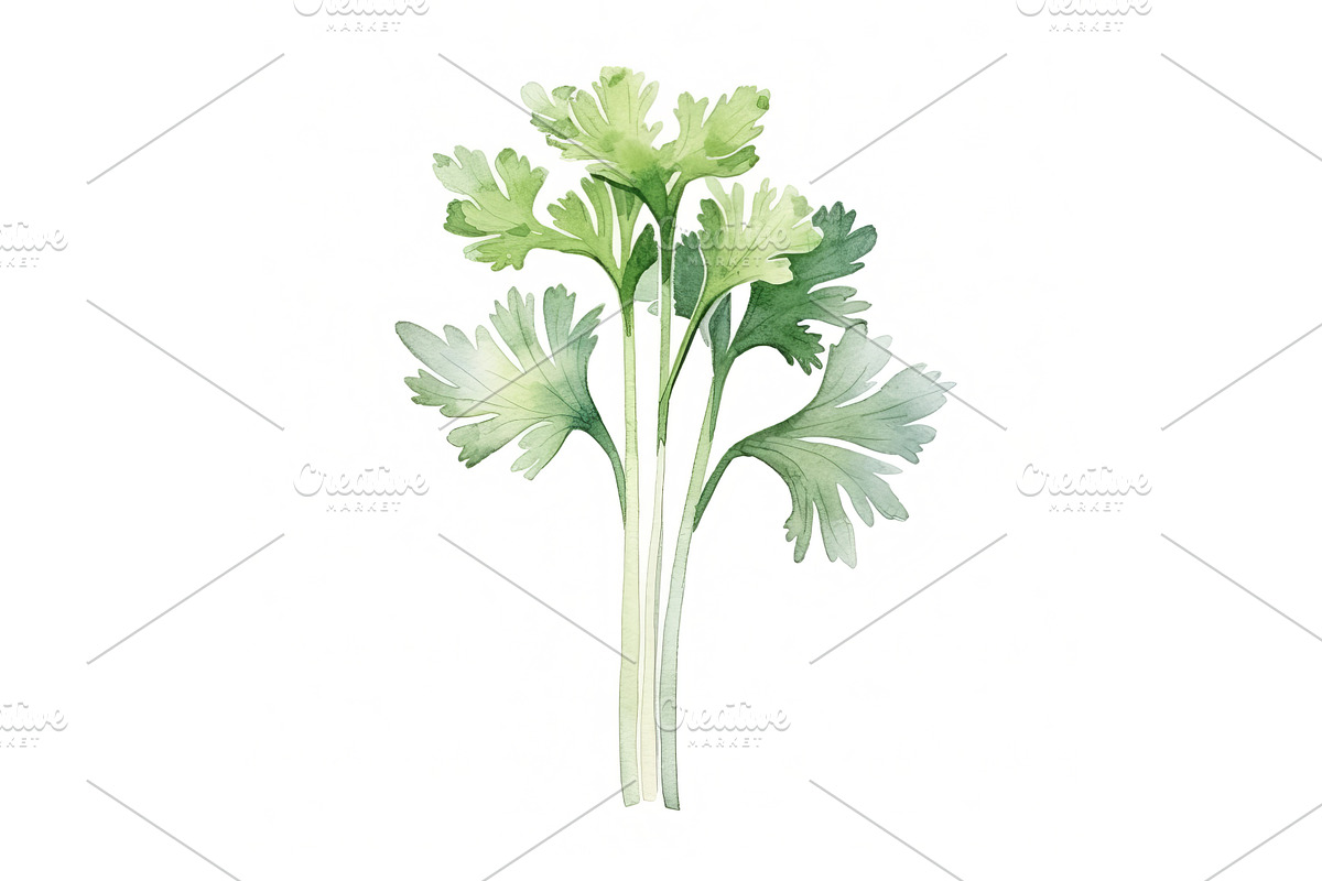 Fresh Organic Celery Vegetable, an Illustration by Visual Generation