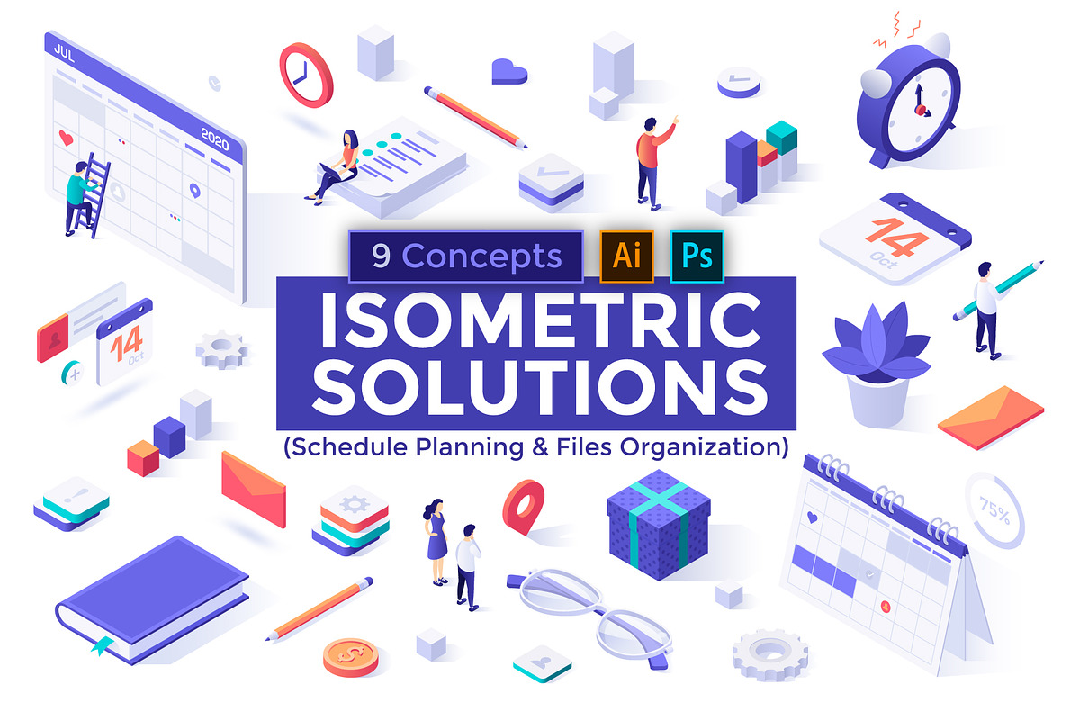 Isometric Solutions Mini. Part 17, a Templates & Theme by Andrew Kras Design (Photo 11 of 11)