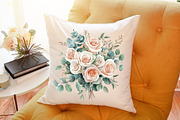 Watercolor Beige Wedding Clipart Set, an Illustration by Sublimation Artist (Thumbnail 6 of 6)