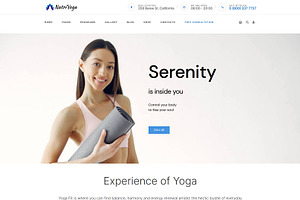 NutriYoga Health WordPress Theme