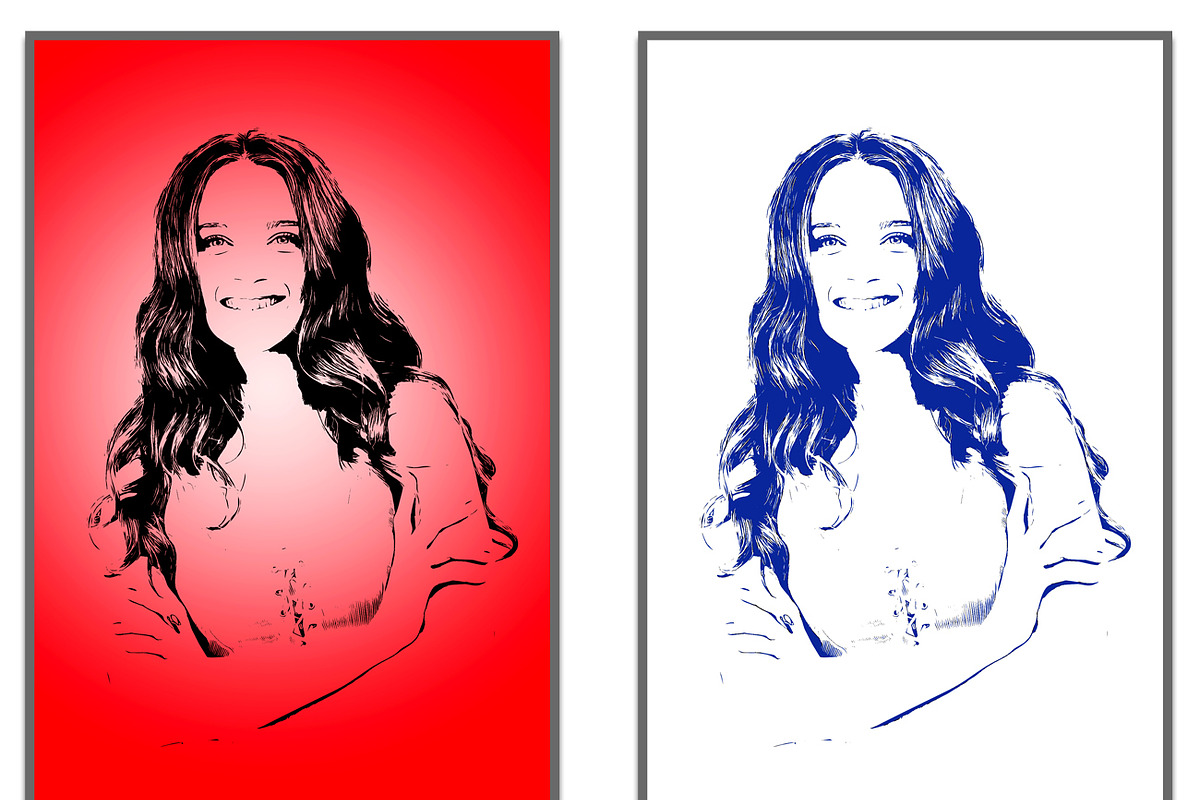 Vector Trace Photoshop Action, an Action Add-On by Studio Retouch (Photo 7 of 18)