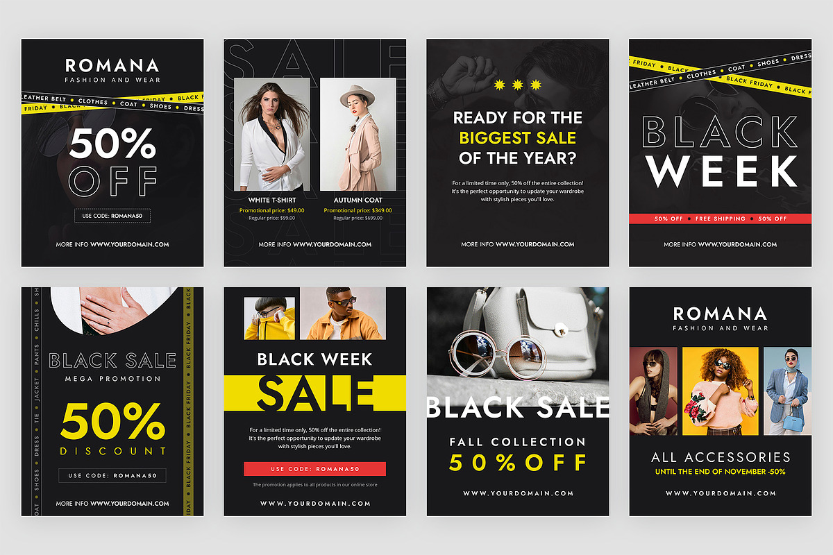 Fashion Black Friday Sale Instagram, a Social Media Template by artbart (Photo 5 of 6)