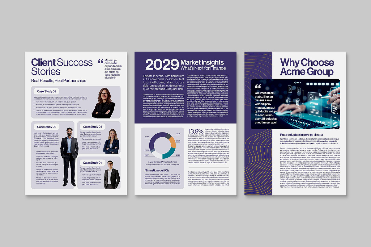 Digital Brochure Template preview 4