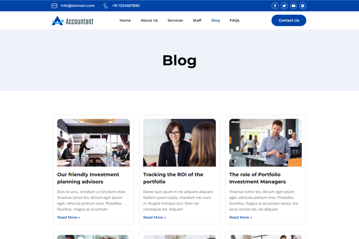 Accountant Elementor Kit, a WordPress Template by Techeshta Solutions (Photo 6 of 6)