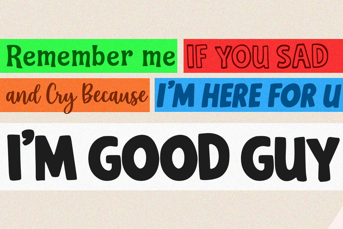 Bad Night, a Handwritten Font by Struggle Studio (Photo 12 of 12)
