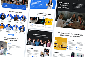 Exclusive Agency - Website UI Kit