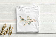 Air Transport Watercolor Clipart, an Illustration by Watercolor design (Thumbnail 10 of 10)