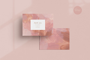 September Blush Abstract Backgrounds