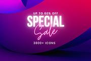 3800+ Icon Bundle (Icon Pack), an Outline Icon by soglamun (Thumbnail 1 of 5)