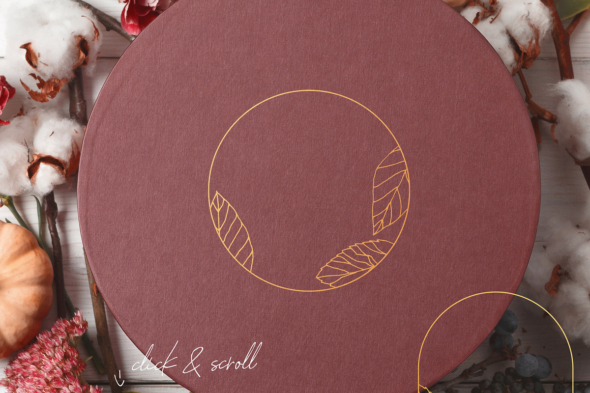Gold Autumn leaves pumpkin & fashion, an Illustration by January Bloom (Photo 13 of 16)