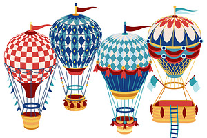 Vintage Hot Air Balloon Collection