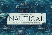 Nautical - Seamless Underwater Art, a Pattern Graphic by Pixel Perfect Patterns (Thumbnail 1 of 10)