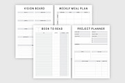 Ultimate Planner Bundle Pack, a Stationery Template by MNT-Creator (Thumbnail 8 of 10)