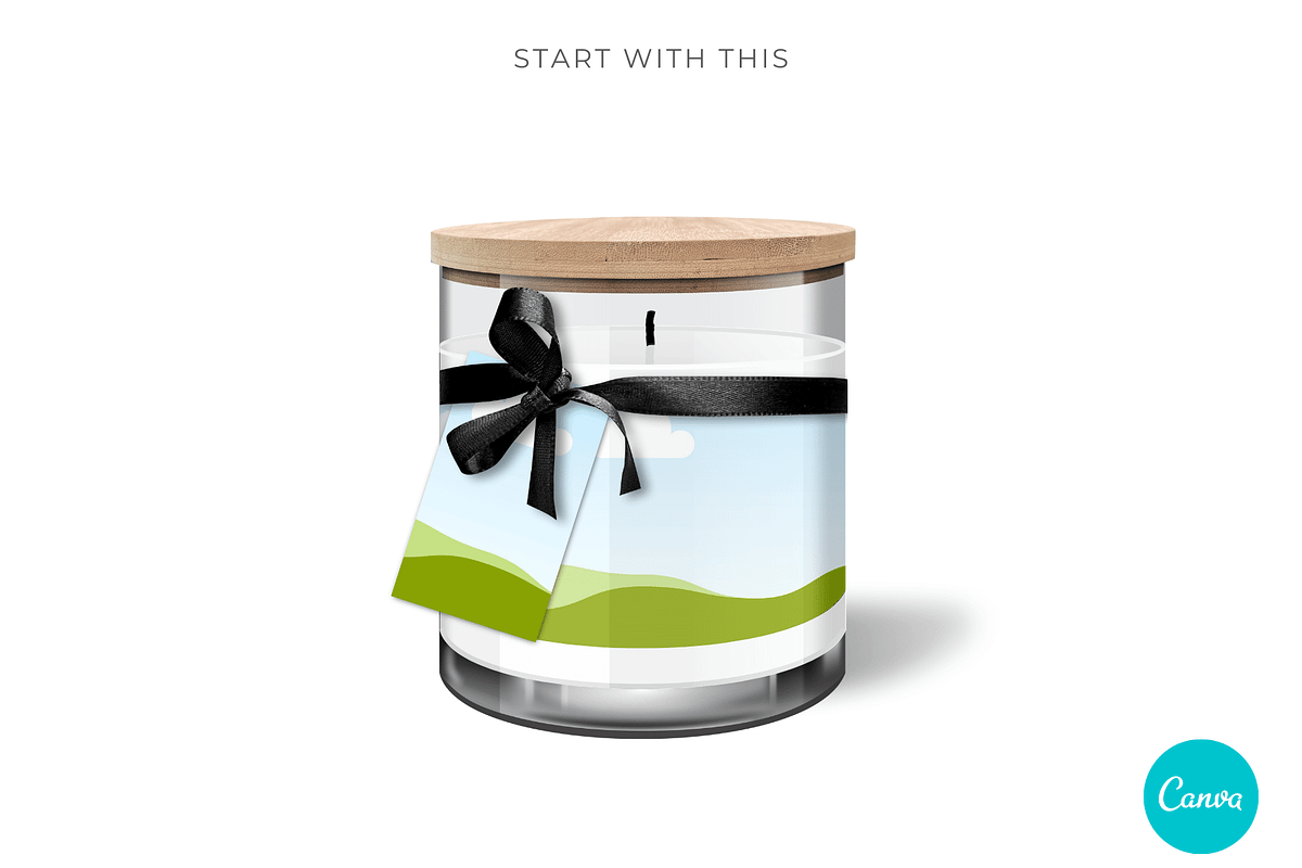Candle Jar Mockup for Canva, a Household Mockup by Mockup Scene (Photo 13 of 22)