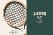 Tennis Core logos - CANVA, AI, PSD, a Branding & Logo Template by Orca Design (Thumbnail 5 of 13)