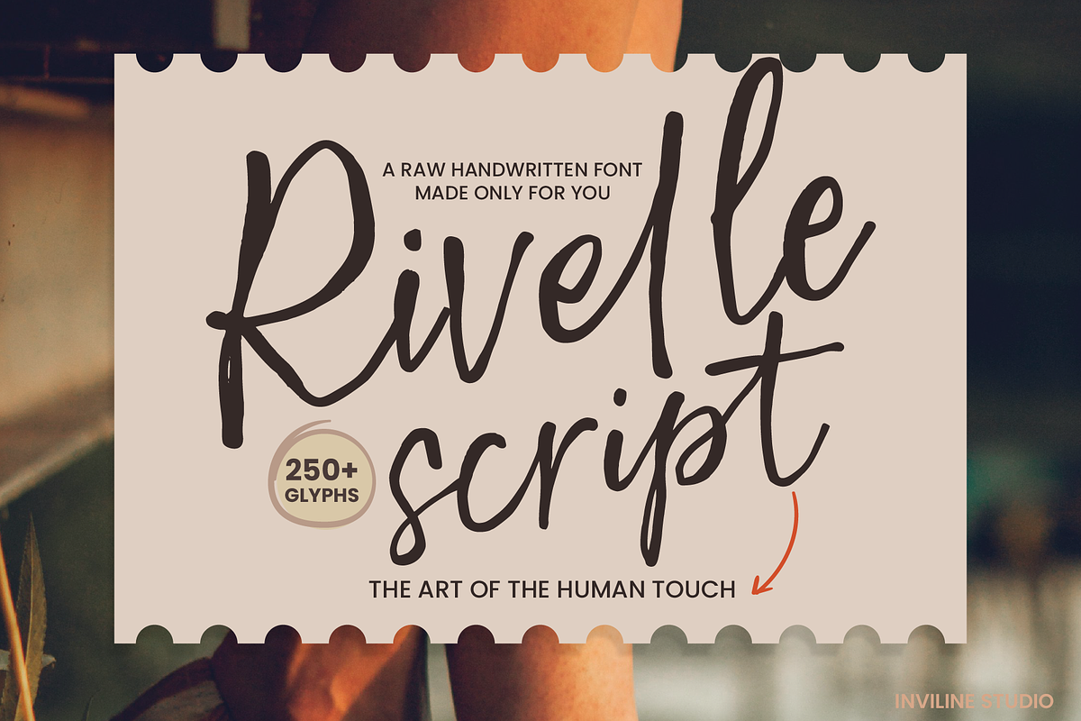 Rivelle Script - Handwritten Font, a Handwritten Font by Inviline.co (Photo 1 of 12)