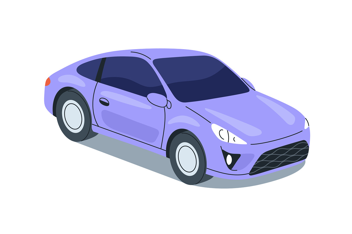 Auto vehicles, passenger cars set, a Transportation Illustration by Good Studio (Photo 6 of 11)