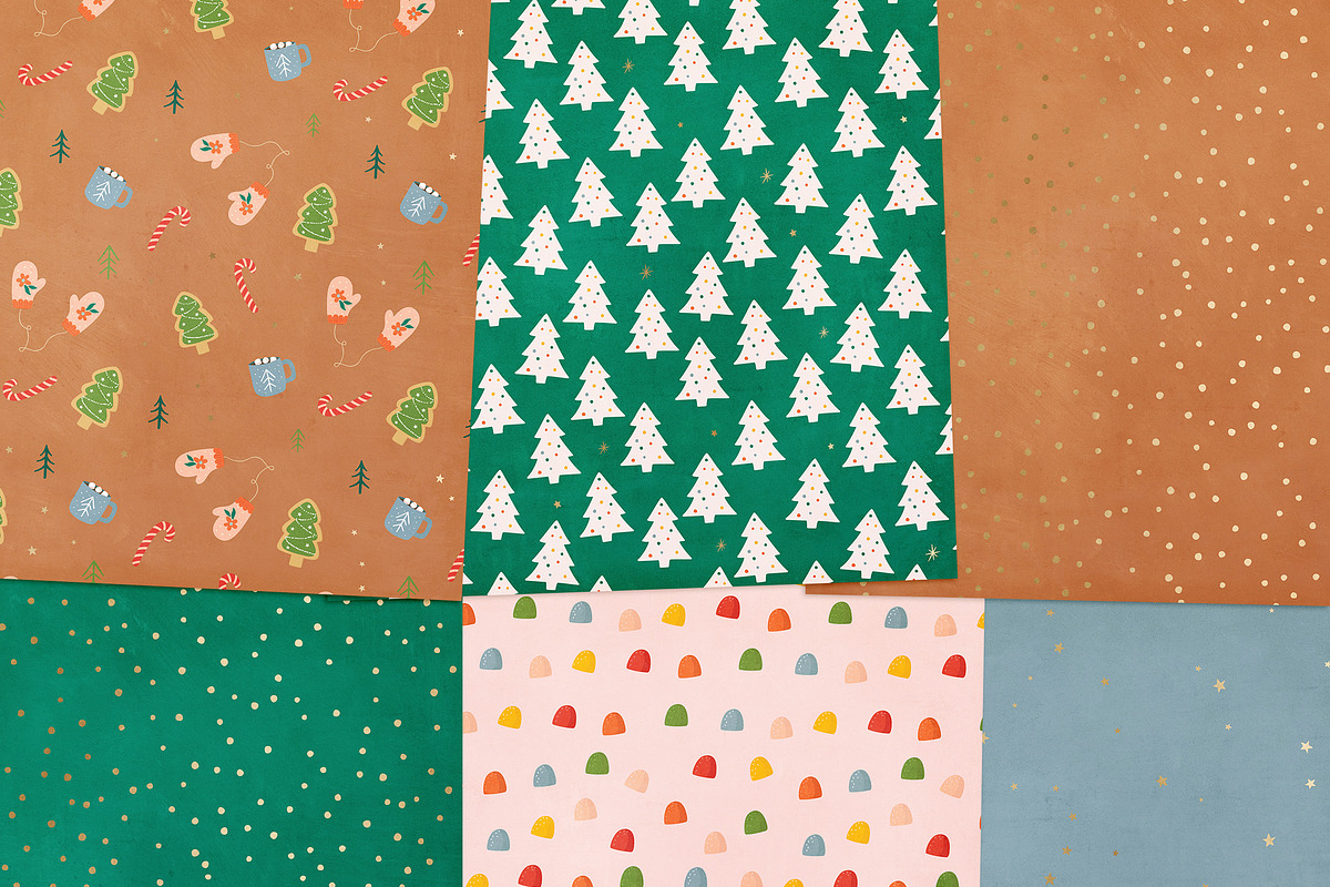 Holly Jolly Digital Papers, a Pattern Graphic by 7th Avenue Designs (Photo 4 of 4)