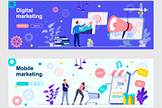 Flat Web Banners Template Kit, a Templates & Theme by alexdndz (Thumbnail 12 of 26)