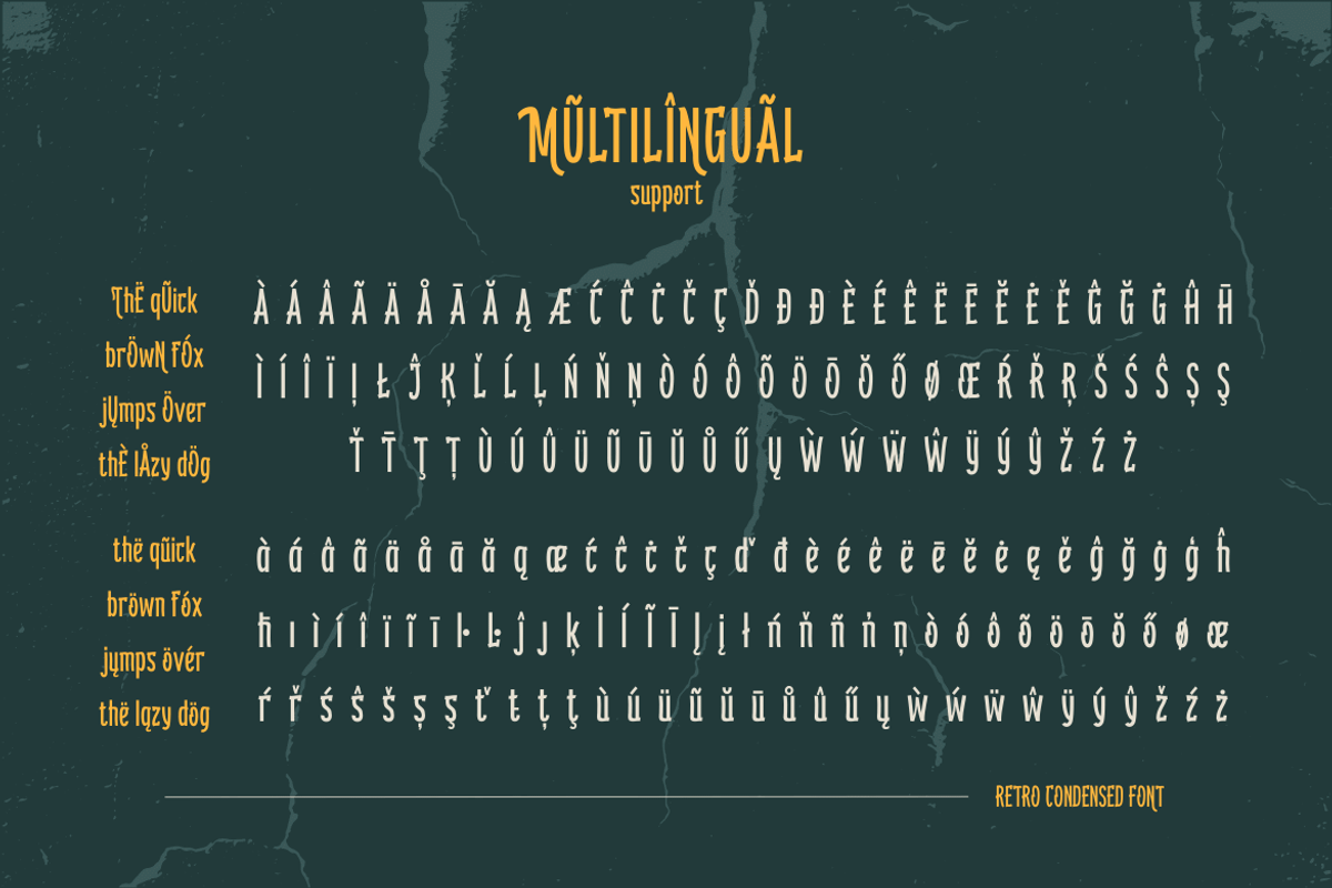 Kebroon | Retro Condensed Font, a Sans Serif Font by twinstd (Photo 11 of 13)
