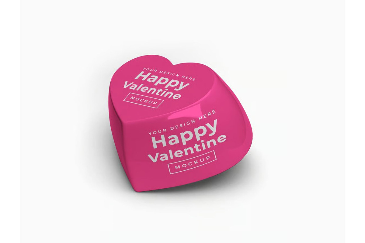 Heart Container Mockup Template Set, a Cups & Container Mockup by DesignRushMarket (Photo 11 of 11)