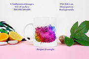 Sublimation - Aurora Skies Fantasy 3, a Decorative Illustration by Sapphire X Designs (Thumbnail 2 of 3)