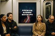 10 PREMIUM SUBWAY MOCKUPS, an Advertising Mockup by Redmixx Design (Thumbnail 7 of 11)