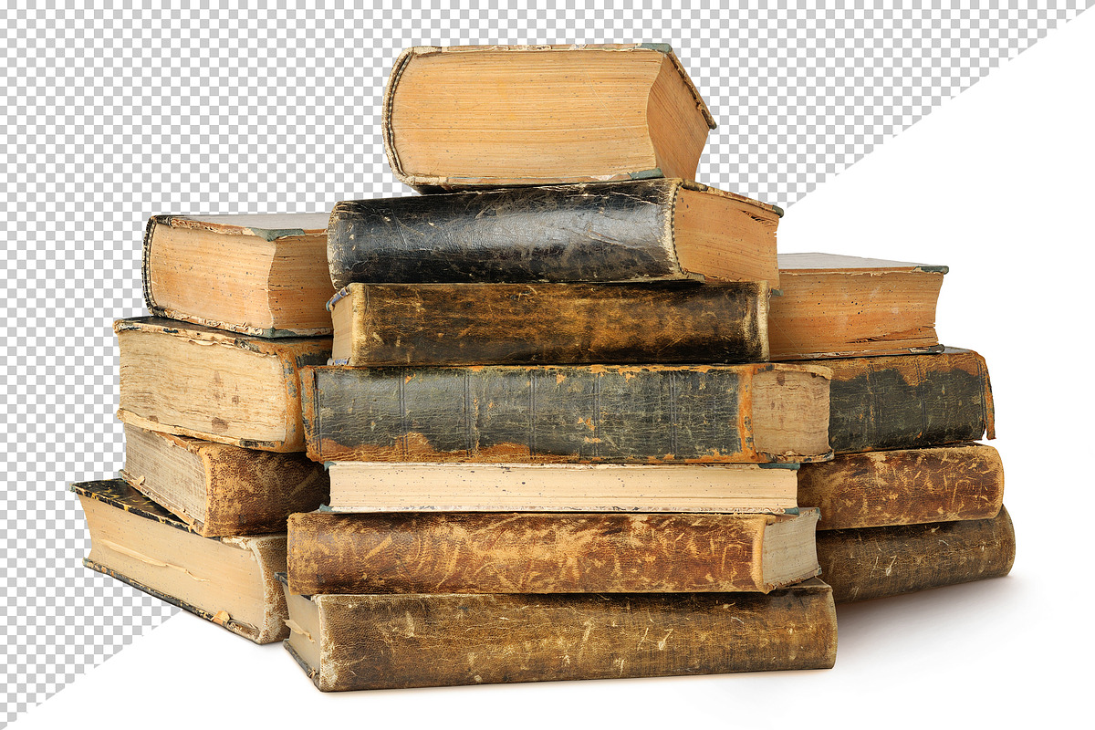 Old books in piles and stacks, an Object Graphic by Fruits+Veggies (Photo 4 of 8)